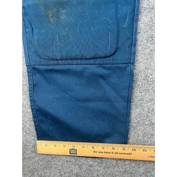 VNTG JD American Workwear Pants Men's 44x28 Blue Carpenter Utility Double Knee - Picture 6 of 7